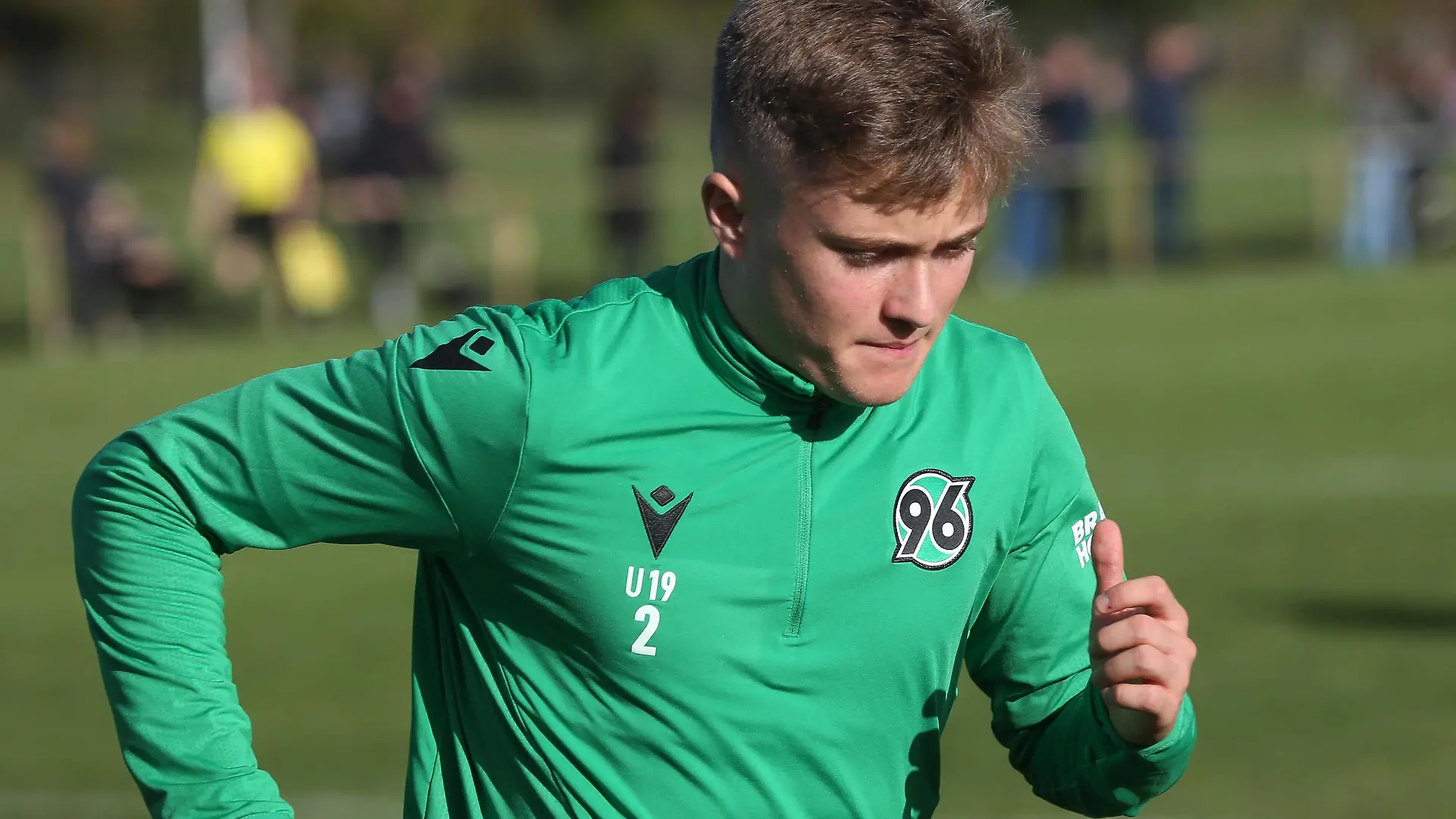 Mathew Collins Hannover 96 A-Junioren-Bundesliga Nord-Nordost Saison 2022-23 8.Spieltag 1.FC Magdeburg - Hannover 96 am 05.11.2022 in Magdeburg