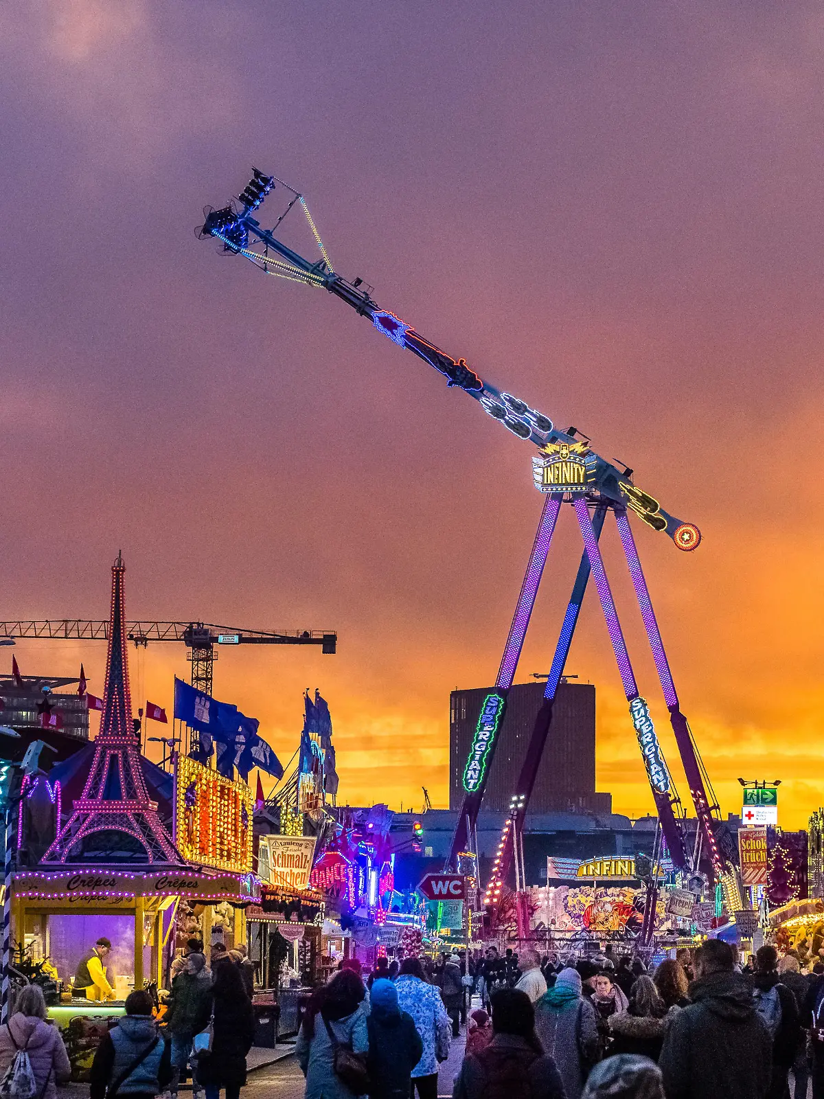 30 Tage hat der Hamburger Winterdom für seine Gäste geöffnet.