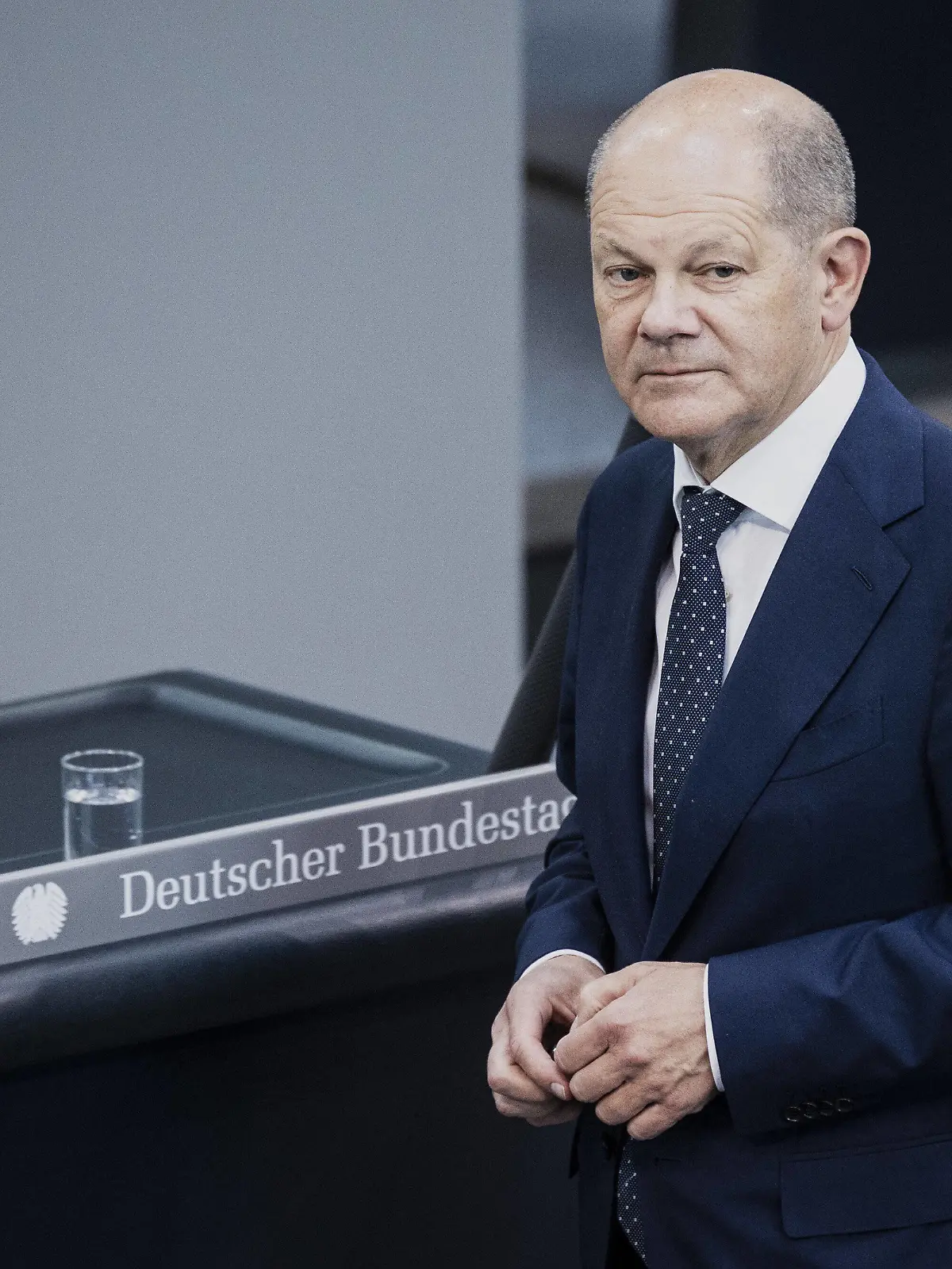  Olaf Scholz SPD, Bundeskanzler, aufgenommen im Rahmen der Sitzung des Deutschen Bundestages in Berlin, 03.06.2022. Berlin Deutschland *** Olaf Scholz SPD , German Chancellor, photographed during the session of the German Bundestag in Berlin, 03 06 2022 Berlin Germany Copyright: xFlorianxGaertner/photothek.dex