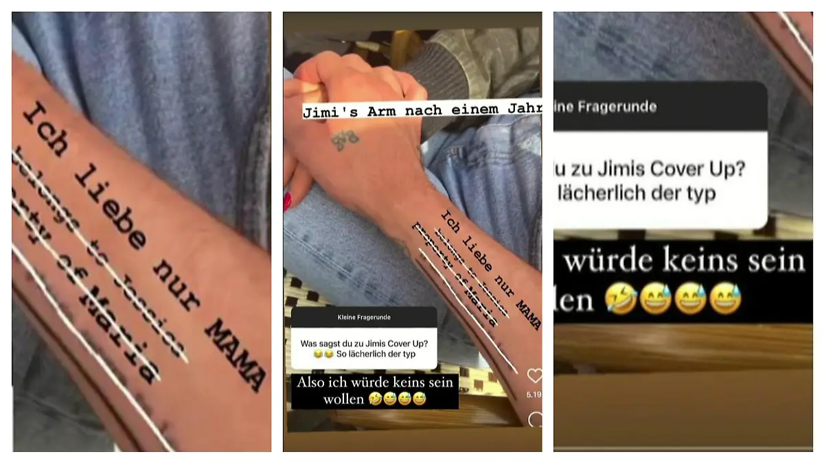 Yeliz Koc macht sich über Blues neues Tattoo lustig.
