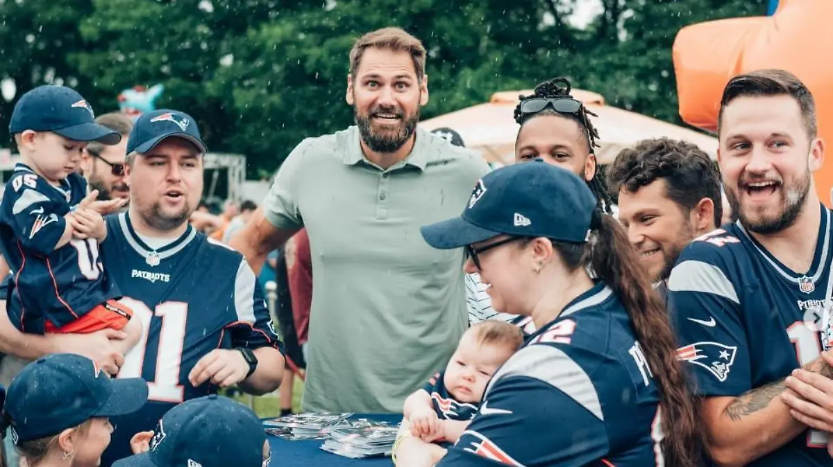 Ex-NFL-Kante Sebastian Vollmer (39) war natürlich auch mit von der Partie