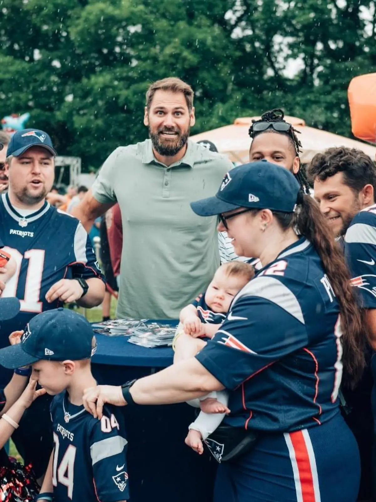 Ex-NFL-Kante Sebastian Vollmer (39) war natürlich auch mit von der Partie