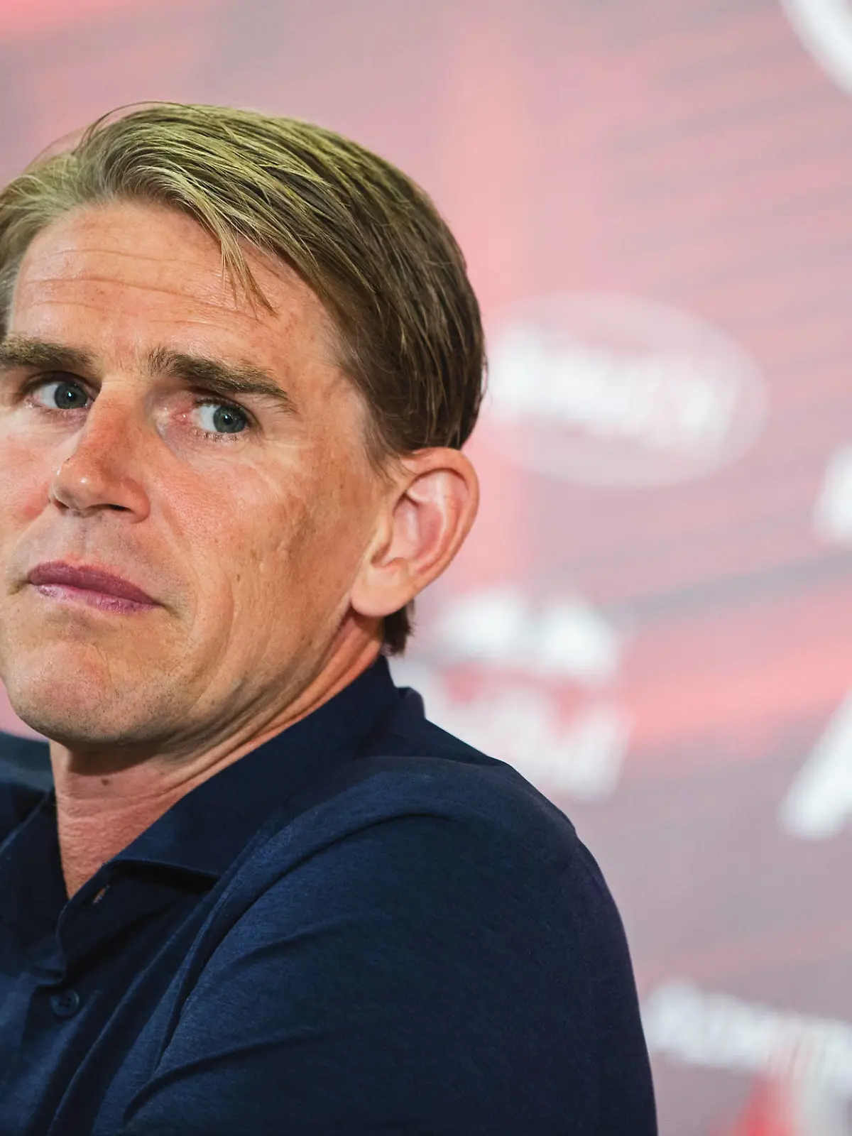 SOCCER - BL, RBS, press conference, PK, Pressekonferenz SALZBURG,AUSTRIA,19.JUL.23 - SOCCER - ADMIRAL Bundesliga, Red Bull Salzburg, press conference, farewell Christoph Freund. Image shows Christoph Freund. PUBLICATIONxNOTxINxAUTxSUIxSWE GEPAxpictures/xGintarexKarpaviciute