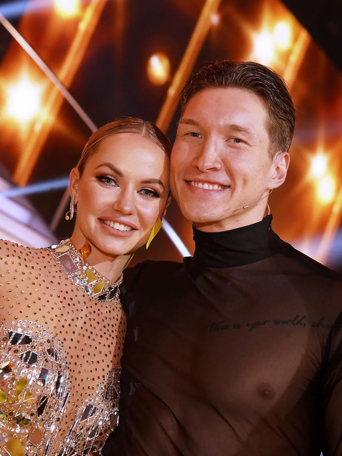 Nina Bezzubova und Evgeny Vinokurov.