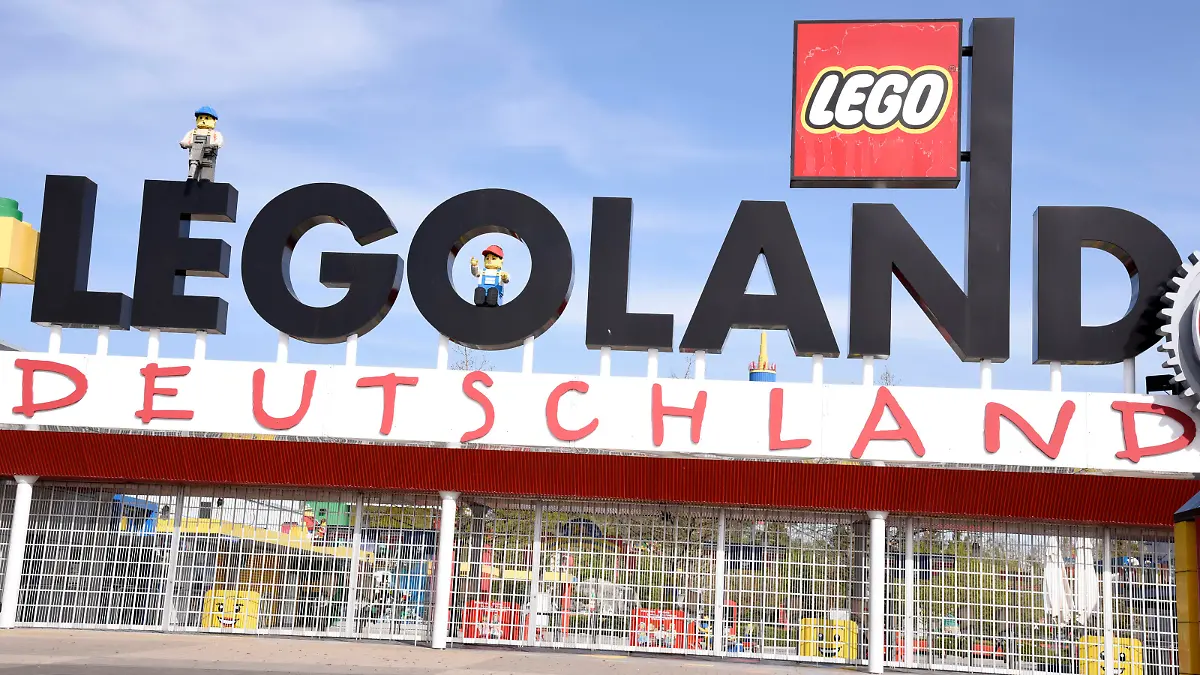 Legoland Deutschland während der Ausgangsbeschränkungen zur Eindämmung der Ausbreitung des Coronavirus. Günzburg, 21.04.2020