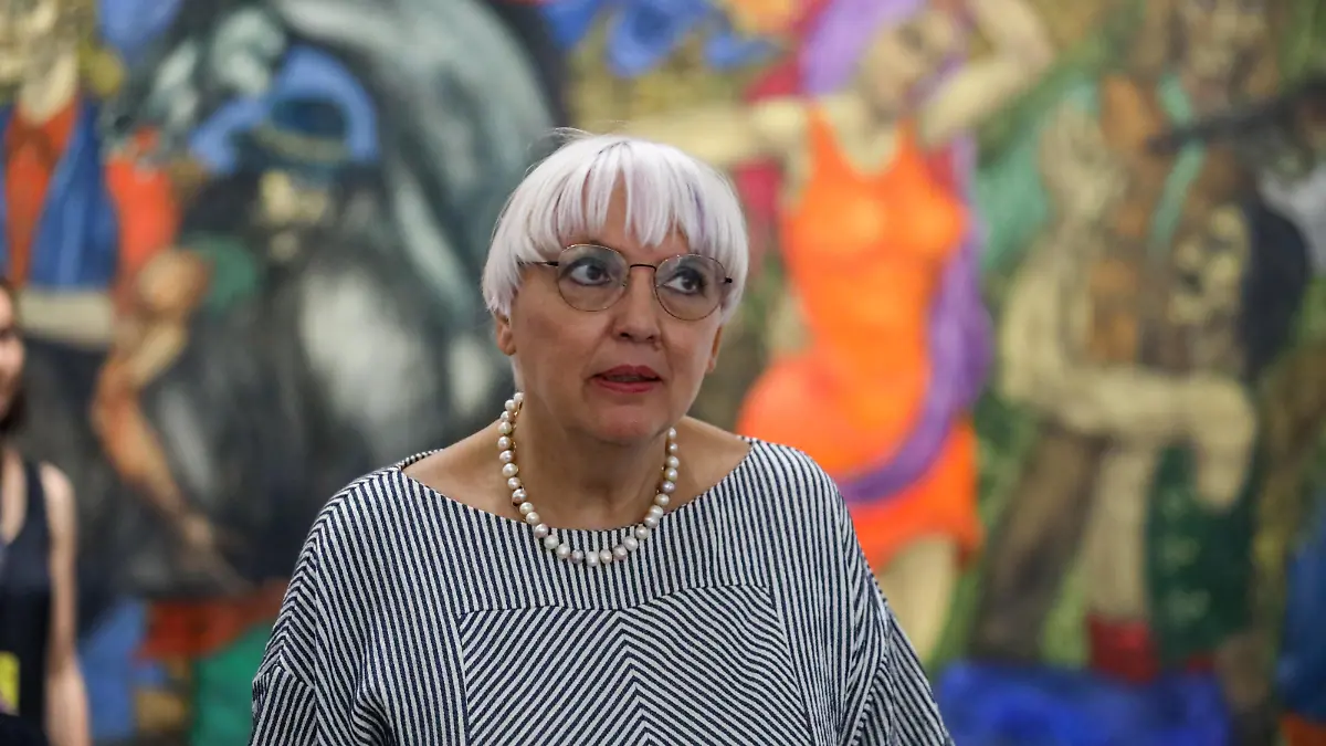  Eröffnung der documenta fifteen DEU, Deutschland, Hessen, Kassel, 18.06.2022: Die fünfzehnte Ausgabe der documenta findet vom 18.06 bis 25.09. 2022 statt. Besuch und Ansprache des Bundespräsidenten zur Eröffnung. Claudia Roth Bündnis 90/Die Grünen, Kulturstaatsministerin Beauftragte der Bundesregierung für Kultur und Medien *** Opening of documenta fifteen DEU, Germany, Hesse, Kassel, 18 06 2022 The fifteenth edition of documenta will take place from 18 06 to 25 09 2022 Visit and address by the President of Germany at the opening Claudia Roth Bündnis 90 Die Grünen , Minister of State for Culture Federal Government Commissioner for Culture and the Media