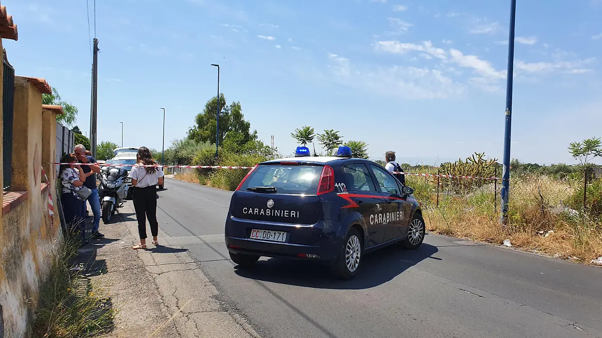 The place where the body of Elena, the girl who disappeared yesterday, was found in Mascalucia, Catania, Italy, 14 June 2022. It was the mother who found the body of Elena, the 5-year-old daughter whose kidnapping by armed men yesterday reported. This is what ANSA learns. The woman left her home in Mascalucia a little while ago, in her car, accompanied by the carabinieri. ANSA/ORIETTA SCARDINO