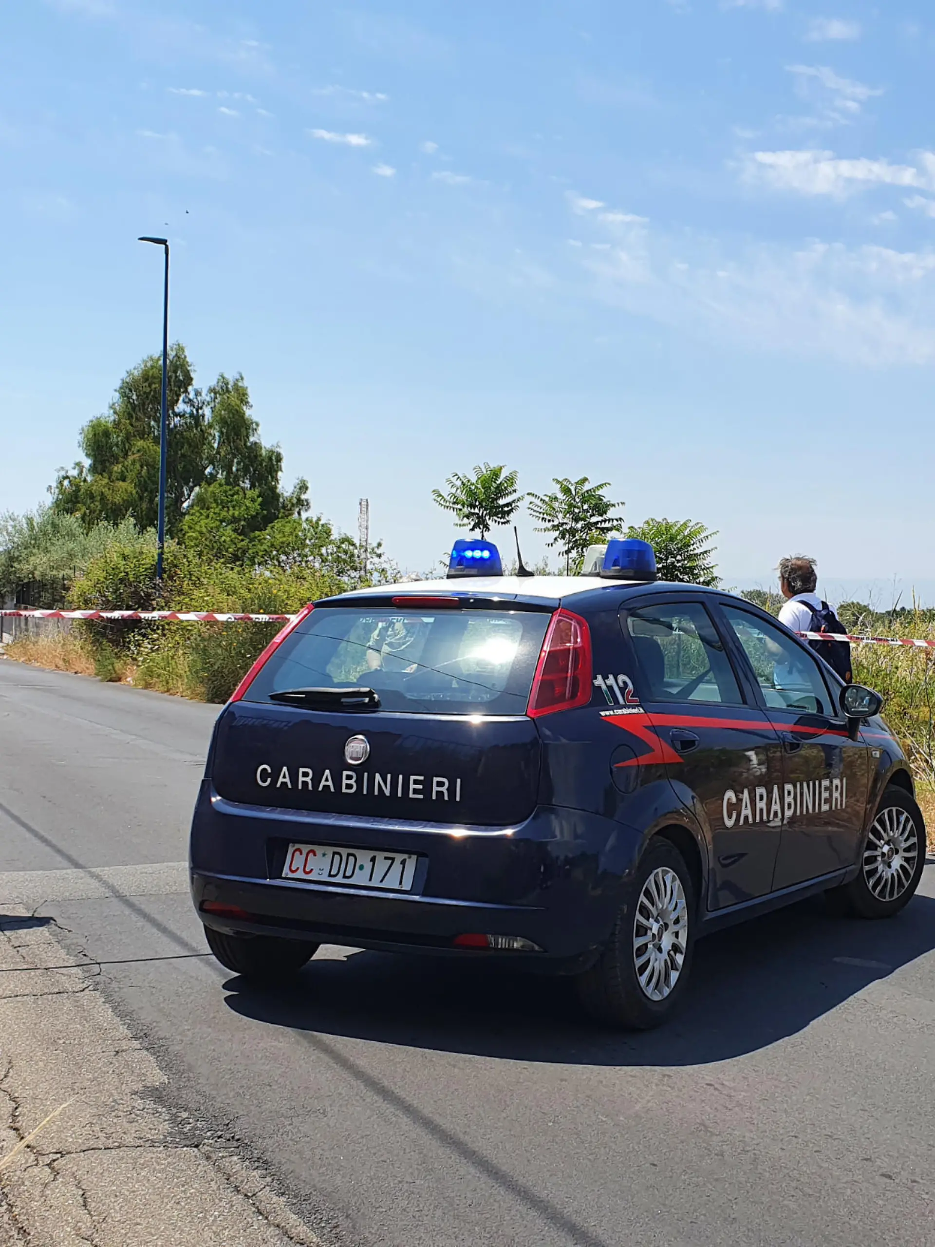 The place where the body of Elena, the girl who disappeared yesterday, was found in Mascalucia, Catania, Italy, 14 June 2022. It was the mother who found the body of Elena, the 5-year-old daughter whose kidnapping by armed men yesterday reported. This is what ANSA learns. The woman left her home in Mascalucia a little while ago, in her car, accompanied by the carabinieri. ANSA/ORIETTA SCARDINO