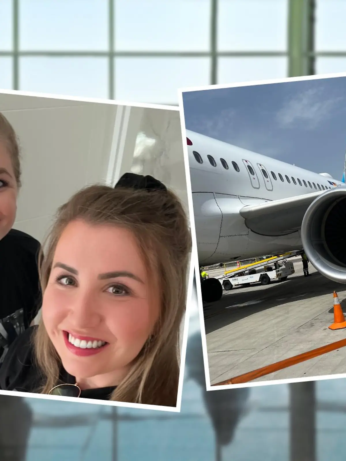 RTL-Reporterin Nadine Becker mit Freundin