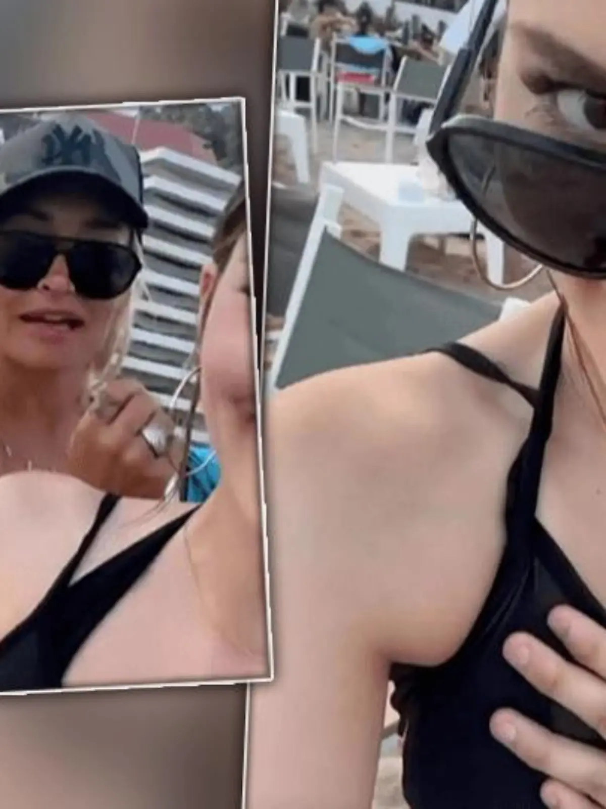 Sarah Connor wird von ihrer Tochter Summer nachgeäfft.