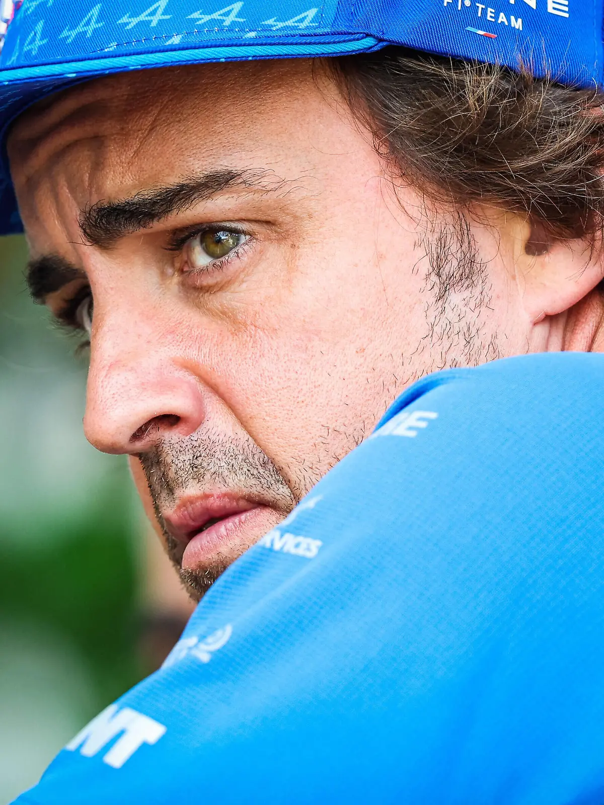 ALONSO Fernando spa, Alpine F1 Team A522, portrait during the Formula 1 Azerbaijan Grand Prix 2022, 8th round of the 2022 FIA Formula One World Championship, WM, Weltmeisterschaft on the Baku City Circuit, from June 10 to 12, 2022 in Baku, Azerbaijan - F1 - AZERBAIJAN GRAND PRIX 2022 DPPI/Panoramic PUBLICATIONxNOTxINxFRAxITAxBEL 20220609_G00D5168 
