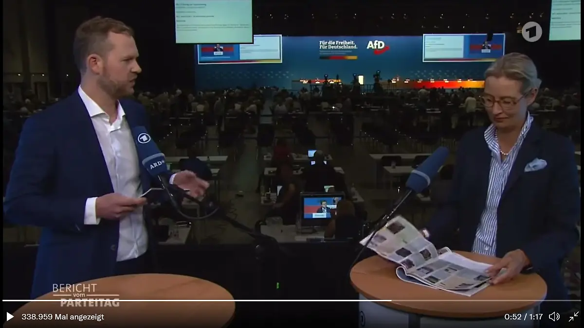 Alice Weidel redet sich im AfD-Interview um Kopf und Kragen.