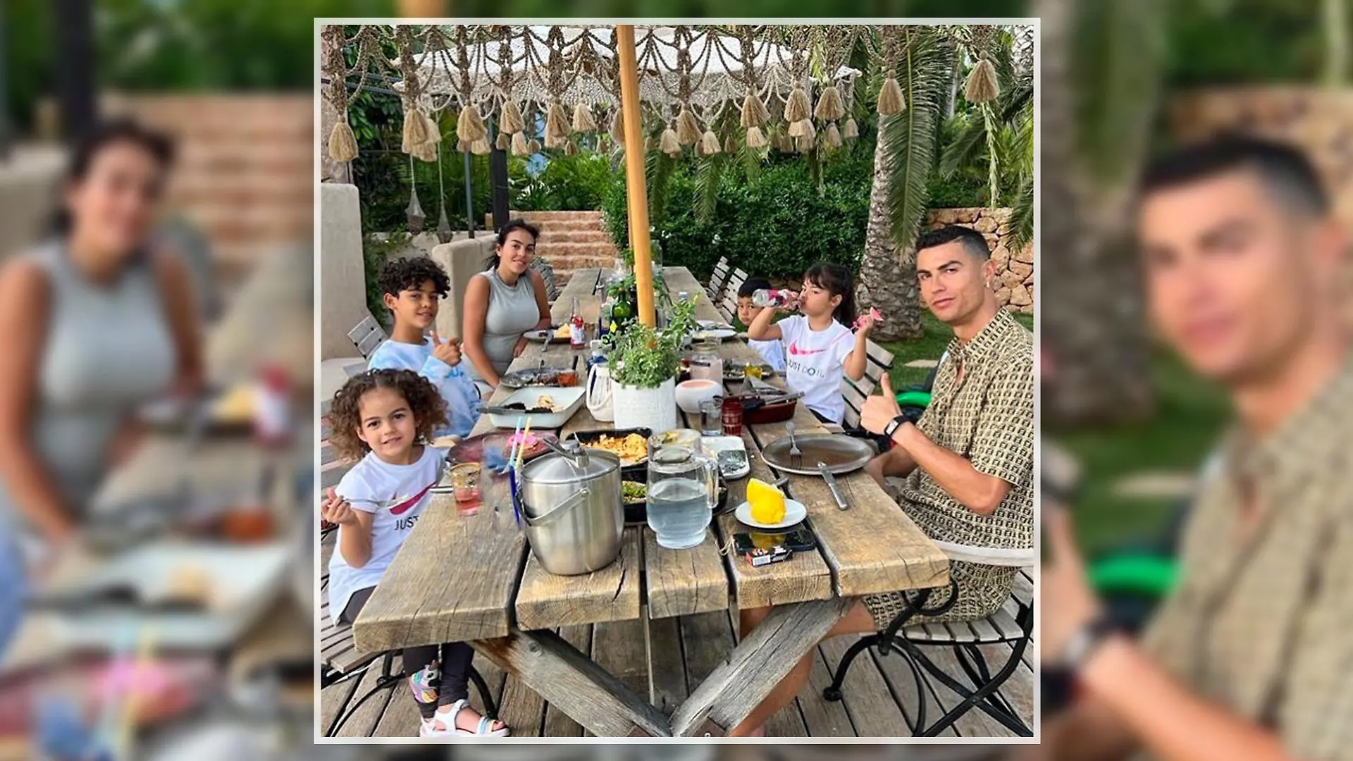 Familie Ronaldo auf Mallorca