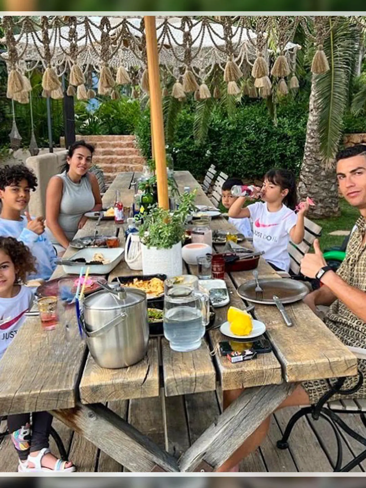 Die Ronaldos verbringen ihren Urlaub auf Mallorca.