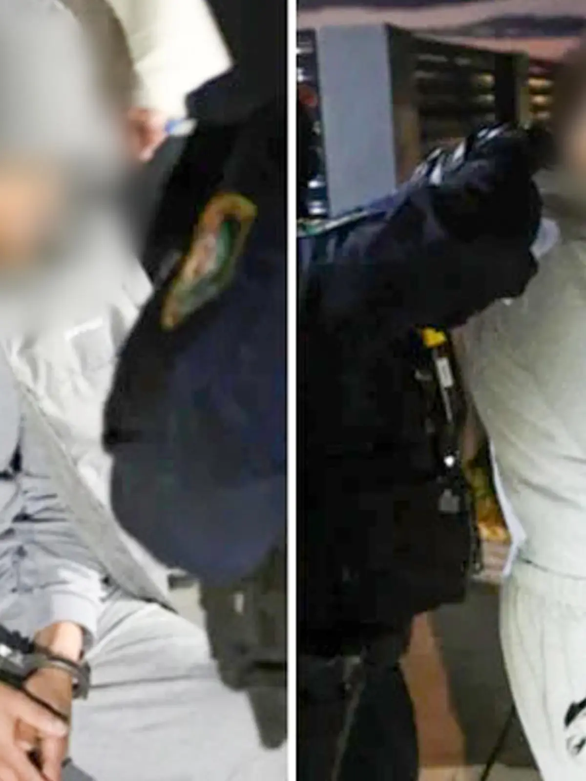 Die Polizei nahm zwei tatverdächtige Männer fest.