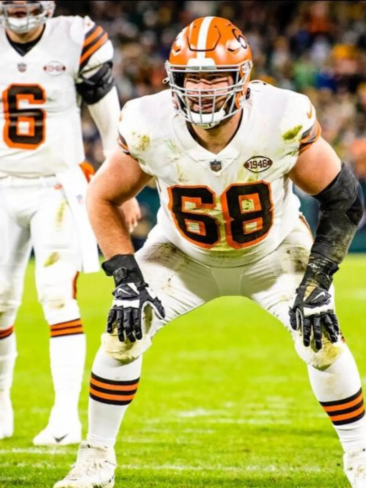 Michael Dunn (29) noch in dem Trikot der Cleveland Browns