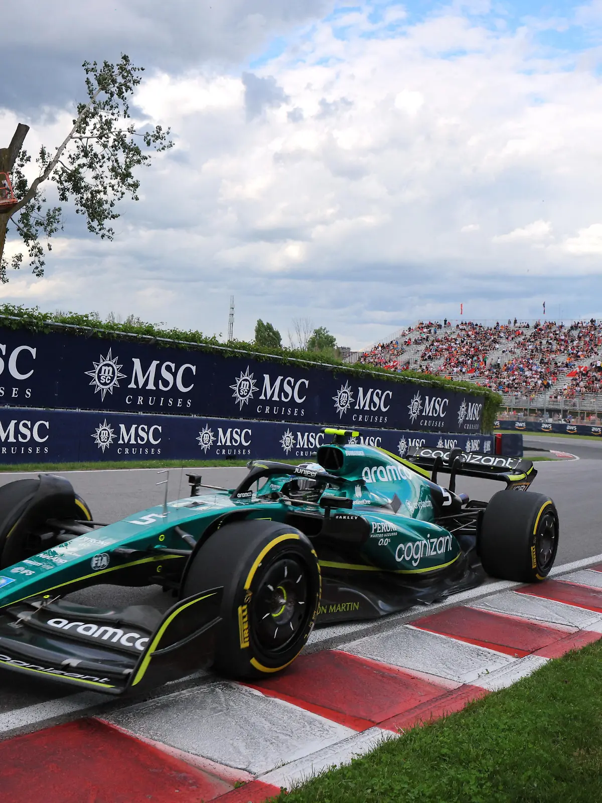 Formula One F1 - Canadian Grand Prix - Circuit Gilles Villeneuve, Montreal, Canada - June 17, 2022 Aston Martin's Sebastian Vettel in action during practice REUTERS/Christinne Muschi