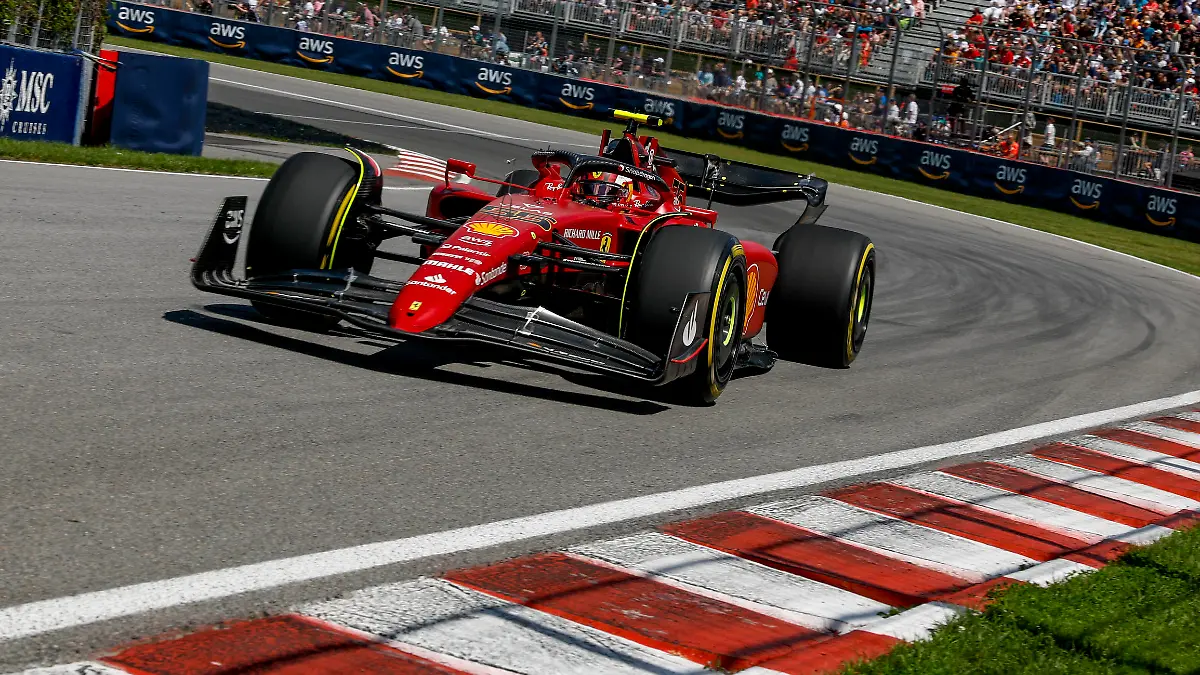 55 Carlos Sainz ESP, Scuderia Ferrari, F1 Grand Prix of Canada at Circuit Gilles-Villeneuve on June 17, 2022 in Montreal, Canada. Photo by HOCH ZWEI Montreal Canada *** 55 Carlos Sainz ESP, Scuderia Ferrari , F1 Grand Prix of Canada at Circuit Gilles Villeneuve on June 17, 2022 in Montreal, Canada Photo by HOCH ZWEI Montreal Canada