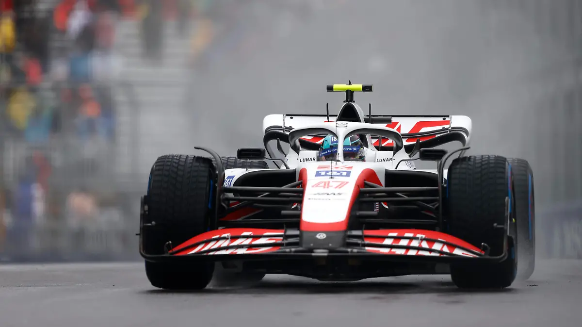 Formula 1 2022: Canadian GP CIRCUIT GILLES-VILLENEUVE, CANADA - JUNE 18: Mick Schumacher, Haas VF-22 during the Canadian GP at Circuit Gilles-Villeneuve on Saturday June 18, 2022 in Montreal, Canada. Photo by Andy Hone / LAT Images Images PUBLICATIONxINxGERxSUIxAUTxHUNxONLY GP2209_120118_ONY6100