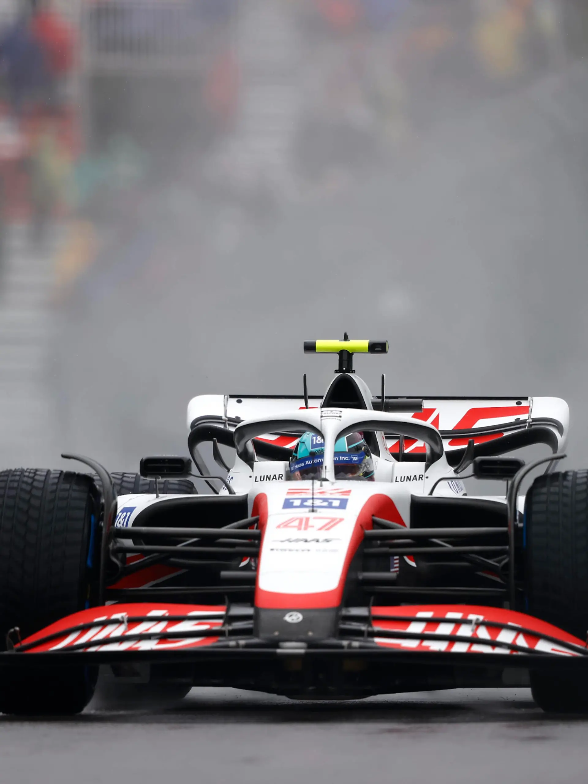  Formula 1 2022: Canadian GP CIRCUIT GILLES-VILLENEUVE, CANADA - JUNE 18: Mick Schumacher, Haas VF-22 during the Canadian GP at Circuit Gilles-Villeneuve on Saturday June 18, 2022 in Montreal, Canada. Photo by Andy Hone / LAT Images Images PUBLICATIONxINxGERxSUIxAUTxHUNxONLY GP2209_120118_ONY6100