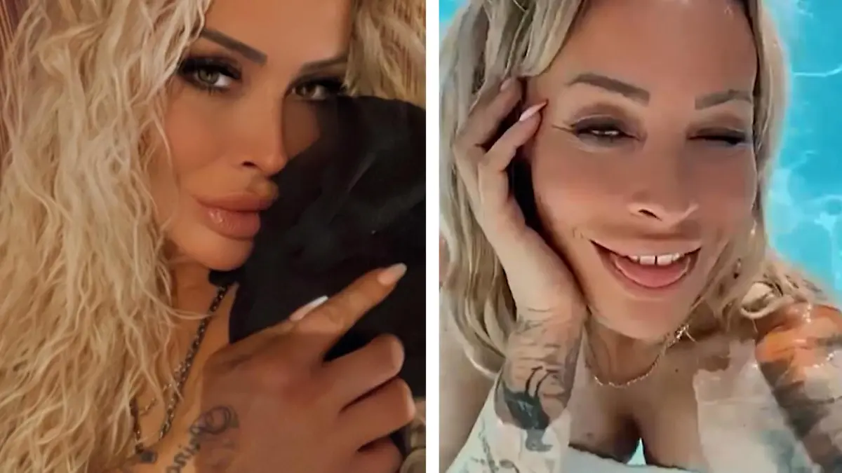 Exklusive Aufnahmen!: Cora Schumacher plantscht als sexy Badenixe auf