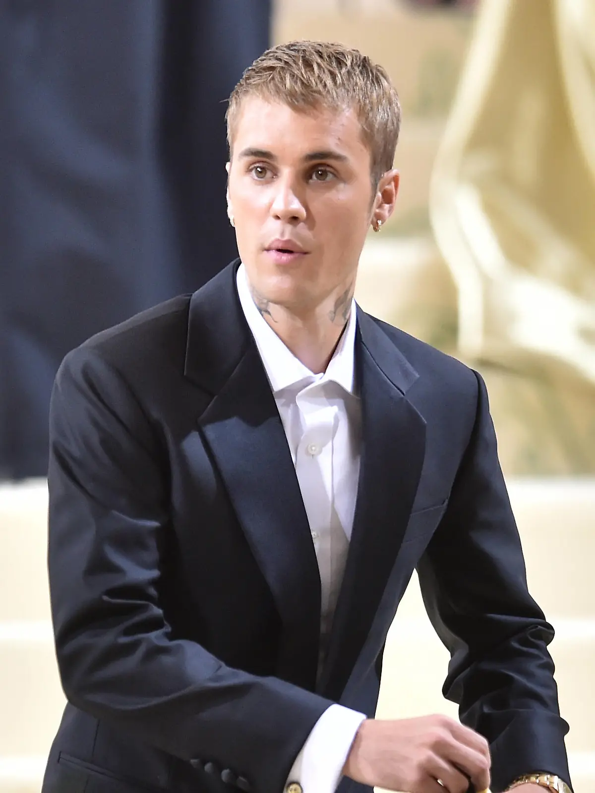  NEW YORK, NEW YORK - SEPTEMBER 13: Justin Bieber at the 2021 Met Gala benefit In America: A Lexicon of Fashion at Metropolitan Museum of Art on September 13, 2021 in New York City. PUBLICATIONxNOTxINxUSA Copyright: xJohnxPalmerx