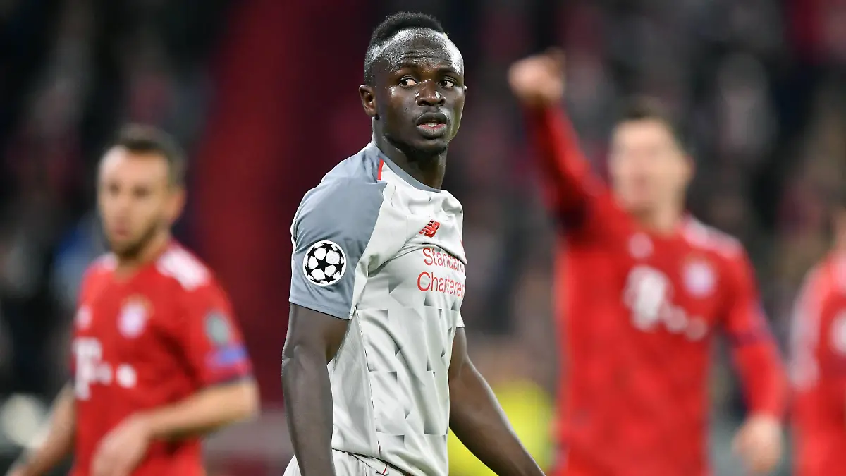 Sadio Mane (Liverpool), FC Bayern München - FC Liverpool UEFA-Champions League, CL, Achtelfinale, 1/8 Finale, Rückspiel, Rueckspiel, , Saison 2018/2019, Fußball, Fussball, soccer, Herren, men, Deutschland, Germany, München, 13.3.2019 Allianz Arena *** Sadio Mane Liverpool FC Bayern Munich FC Liverpool UEFA Champions League CL Round of 16 1 8 Final Second leg Return match Season 2018 2019 Football Soccer Men Men Germany Germany Munich 13 3 2019 Allianz Arena