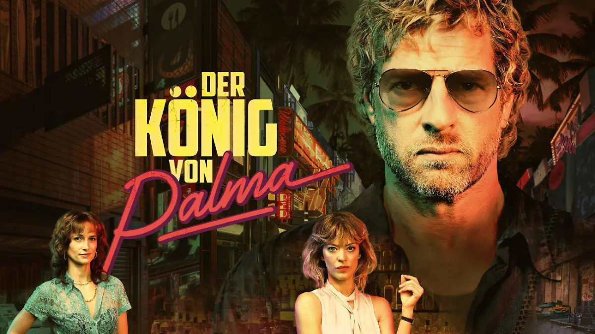 "Der König von Palma", Staffel 2 mit Henning Baum als Matti Ader, Heike Makatsch (r:) als Sylvie Adler und Pia-Micaela Barucki als Bianca Bärwald

+++ Die Verwendung des sendungsbezogenen Materials ist nur mit dem Hinweis und Verlinkung auf RTL+ gestattet. +++