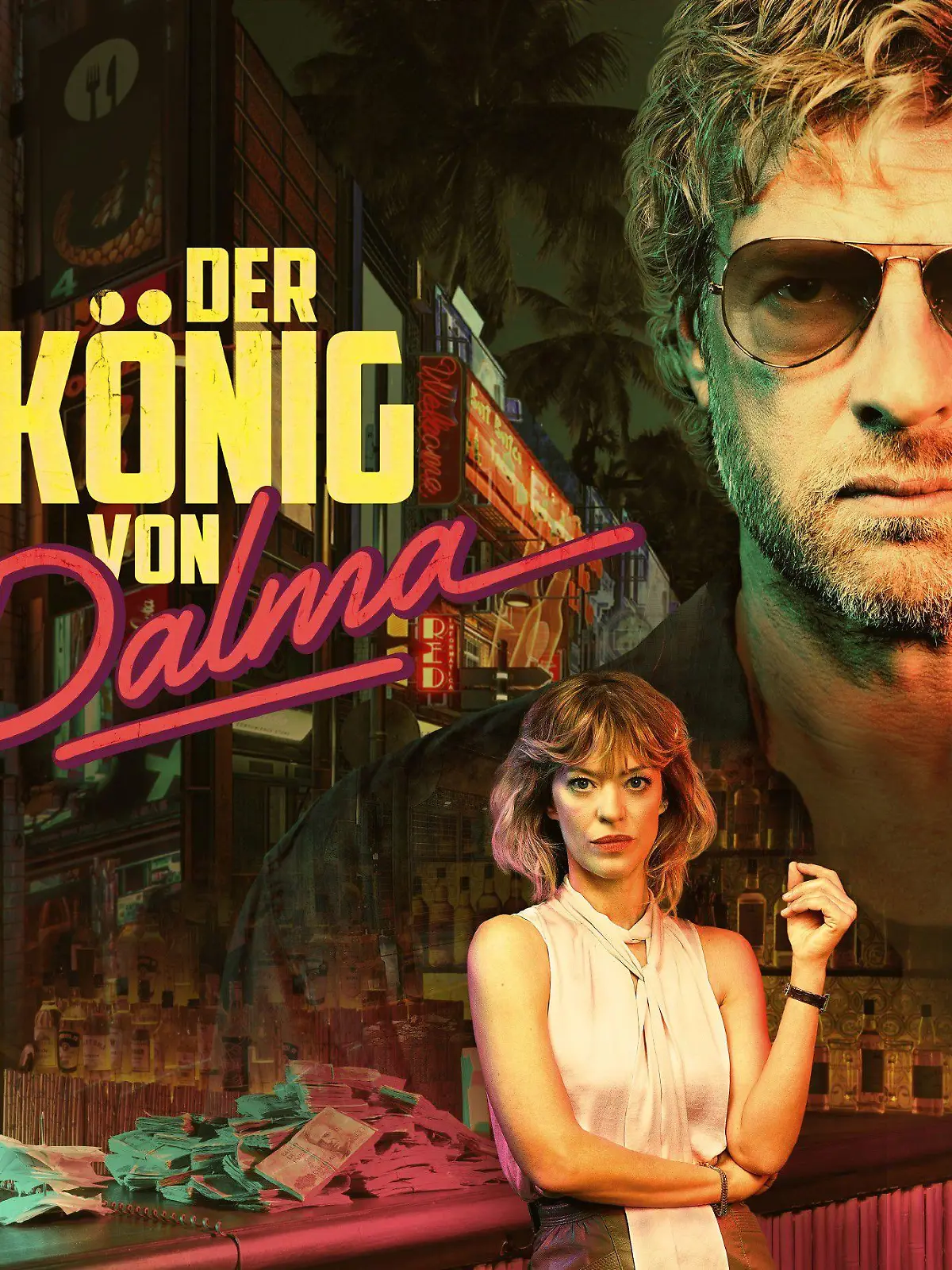 "Der König von Palma", Staffel 2 mit Henning Baum als Matti Ader, Heike Makatsch (r:) als Sylvie Adler und Pia-Micaela Barucki als Bianca Bärwald

+++ Die Verwendung des sendungsbezogenen Materials ist nur mit dem Hinweis und Verlinkung auf RTL+ gestattet. +++