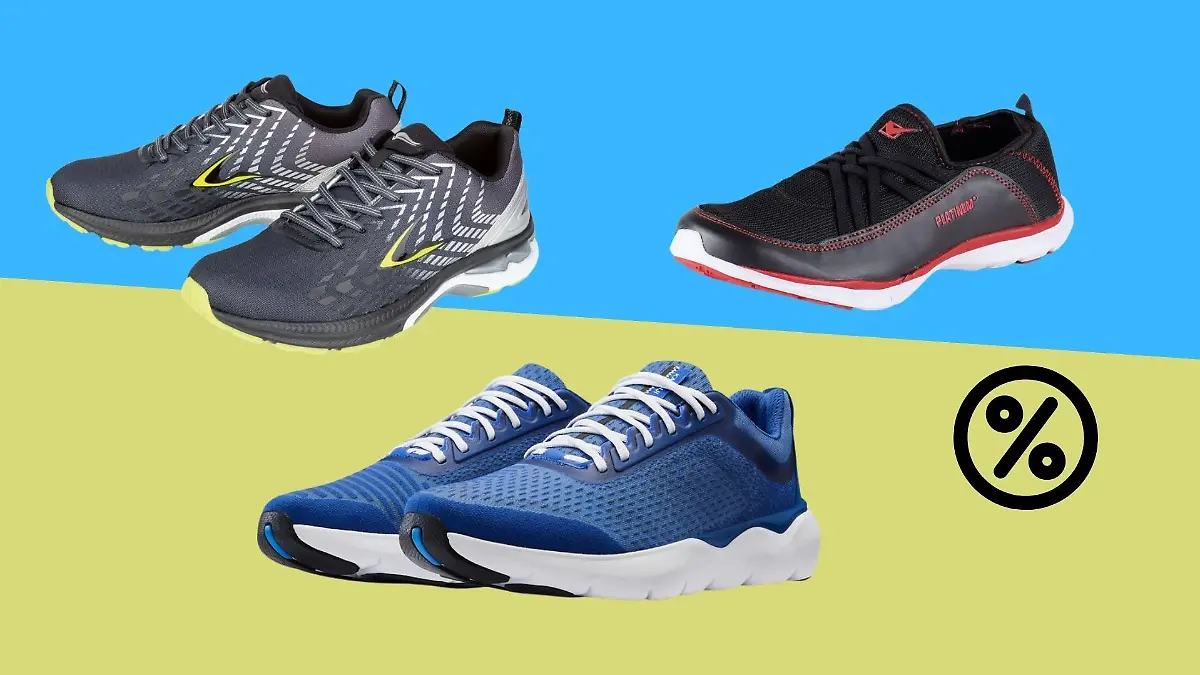 Die Laufschuhe von Lidl, Decathlon und Netto (v.l.n.r.) können für Laufanfänger durchaus eine Möglichkeit sein, das Joggen auszuprobieren.