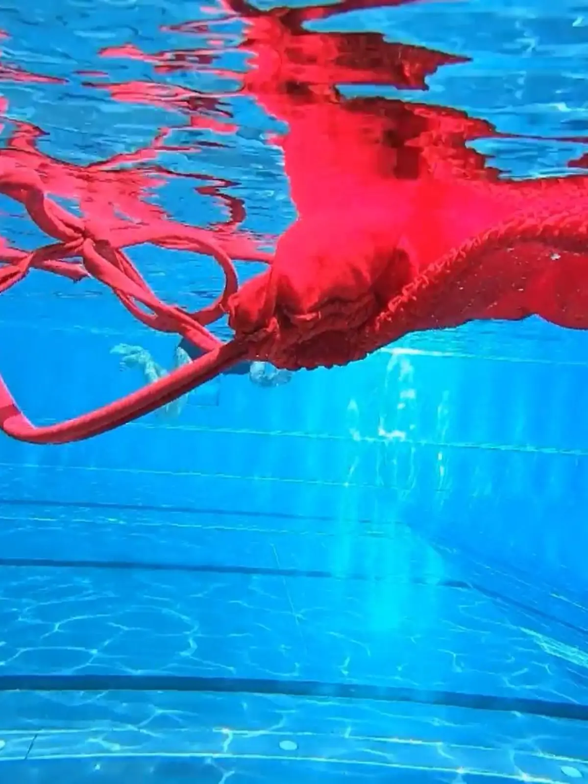 Bild zu: "Im Freibad oben ohne"