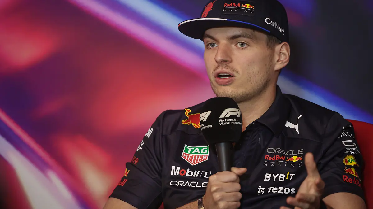 VERSTAPPEN Max ned, Red Bull Racing RB18, portrait press conference, PK, Pressekonferenz during the Formula 1 AWS Grand Prix du Canada 2022, 9th round of the 2022 FIA Formula One World Championship, WM, Weltmeisterschaft on the Circuit Gilles Villeneuve, from June 17 to 19, 2022 in Montreal, Canada - F1 - CANADIAN GRAND PRIX 2022 DPPI/Panoramic PUBLICATIONxNOTxINxFRAxITAxBEL AV6_4853