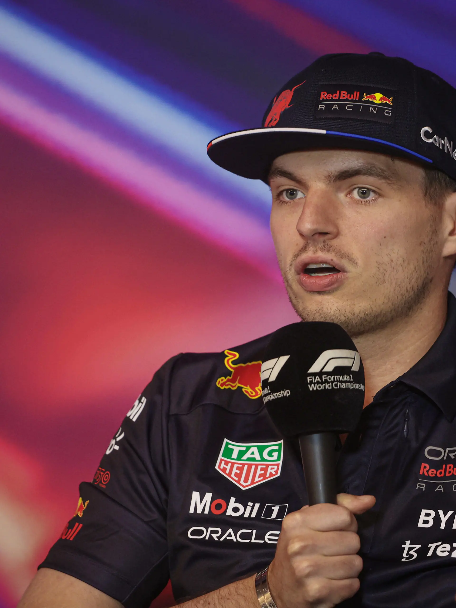  VERSTAPPEN Max ned, Red Bull Racing RB18, portrait press conference, PK, Pressekonferenz during the Formula 1 AWS Grand Prix du Canada 2022, 9th round of the 2022 FIA Formula One World Championship, WM, Weltmeisterschaft on the Circuit Gilles Villeneuve, from June 17 to 19, 2022 in Montreal, Canada - F1 - CANADIAN GRAND PRIX 2022 DPPI/Panoramic PUBLICATIONxNOTxINxFRAxITAxBEL AV6_4853