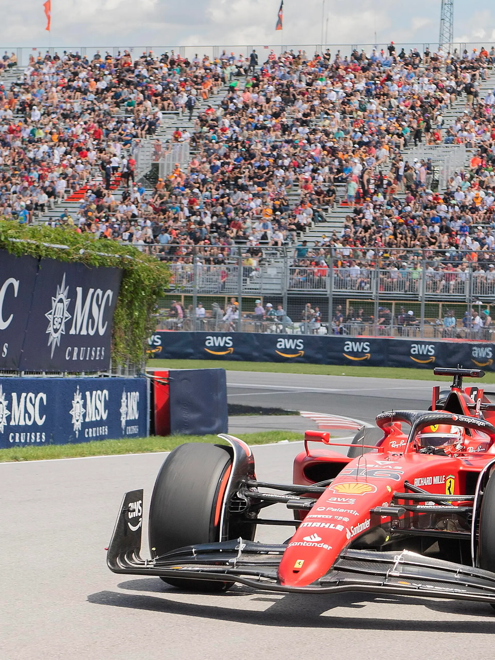  June 17, 2022, Montreal, PQ, Canada: Ferrari driver Charles Leclerc, of France, takes a turn at the Senna corner during the first practice session at the Formula One Canadian Grand Prix in Montreal, Friday, June 17, 2022. Charles Leclerc, PUBLICATIONxINxGERxSUIxAUTxONLY - ZUMAc35_ 20220617_zaf_c35_040 Copyright: xGrahamxHughesx