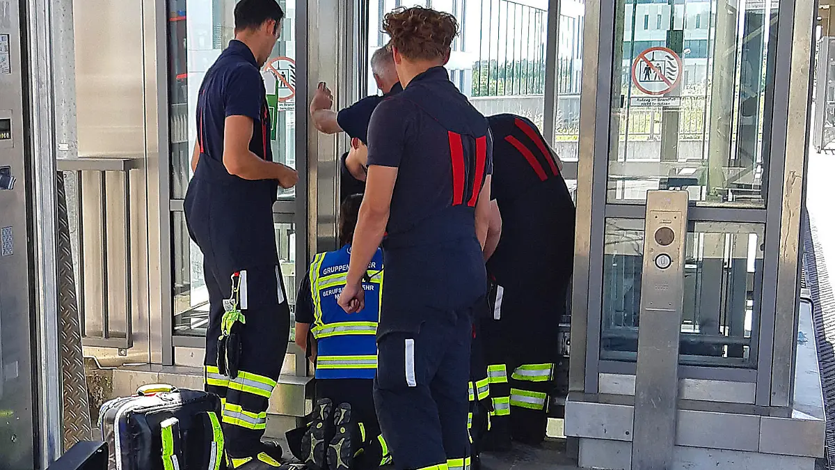 Rettung aus defektem Aufzug