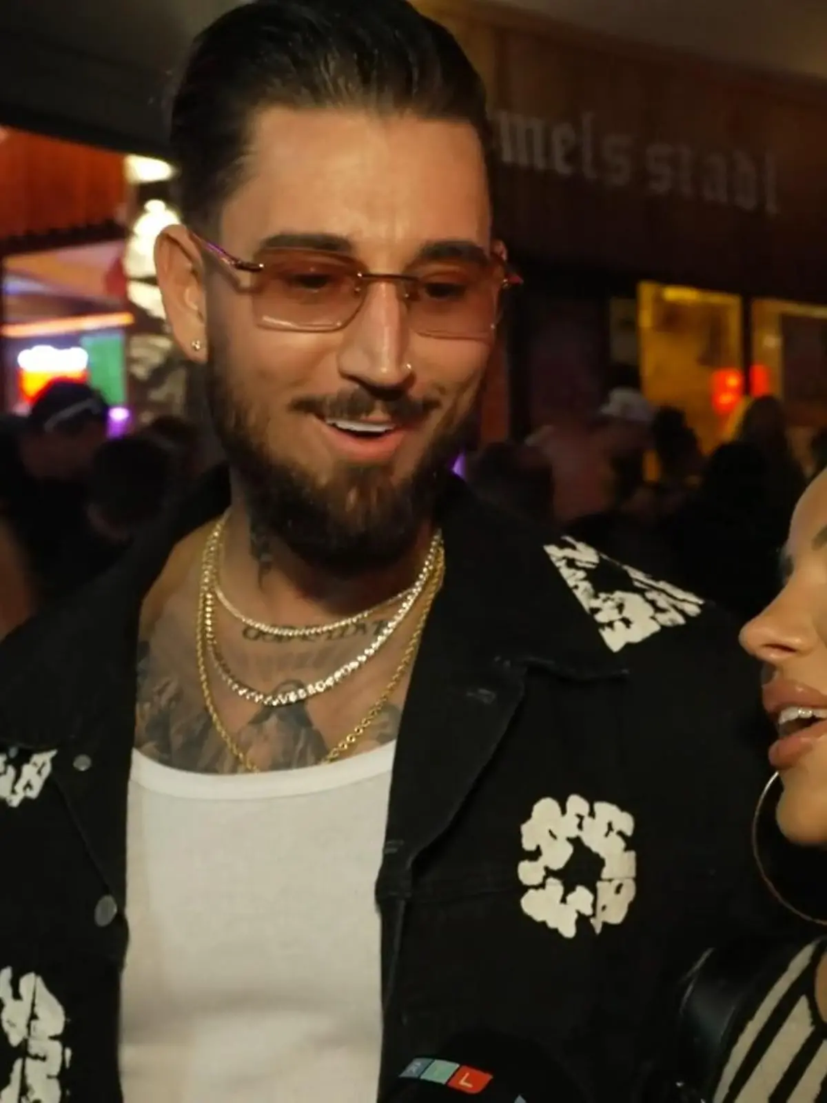 Mike Heiter und Leyla Lahouar