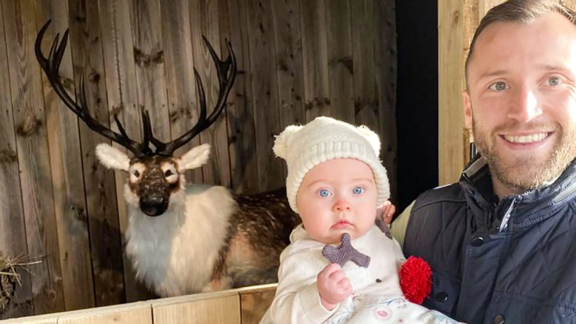 Mia mit Papa Jon Collins