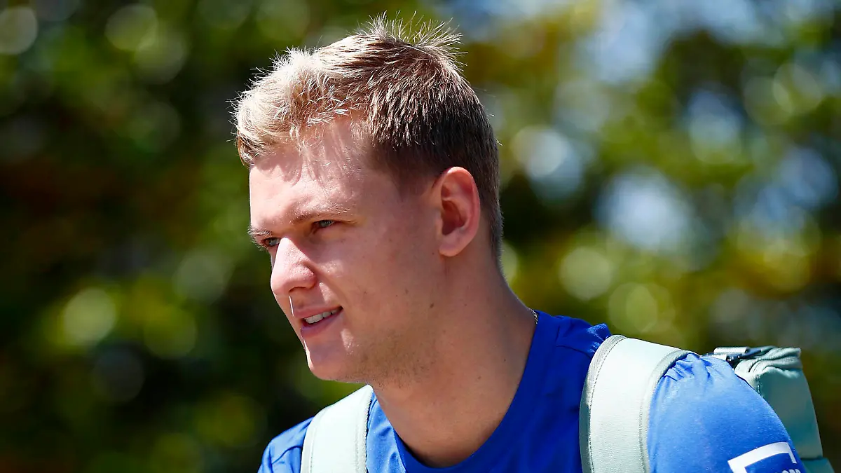 Formula 1 2022: Azerbaijan GP BAKU CITY CIRCUIT, AZERBAIJAN - JUNE 12: Mick Schumacher, Haas F1 Team during the Azerbaijan GP at Baku City Circuit on Sunday June 12, 2022 in Baku, Azerbaijan. Photo by Sam Bloxham / LAT Images Images PUBLICATIONxINxGERxSUIxAUTxHUNxONLY GP2208_064404_W6I7344