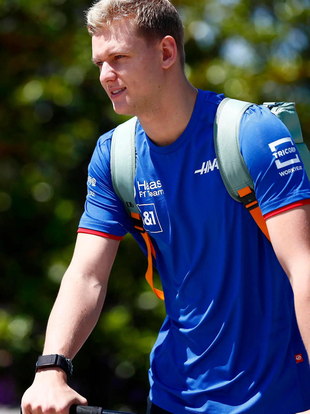  Formula 1 2022: Azerbaijan GP BAKU CITY CIRCUIT, AZERBAIJAN - JUNE 12: Mick Schumacher, Haas F1 Team during the Azerbaijan GP at Baku City Circuit on Sunday June 12, 2022 in Baku, Azerbaijan. Photo by Sam Bloxham / LAT Images Images PUBLICATIONxINxGERxSUIxAUTxHUNxONLY GP2208_064404_W6I7344