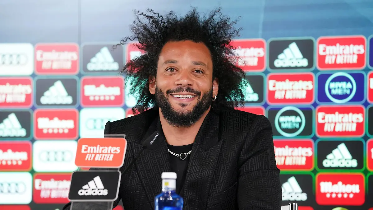 Marcelo Vieira at a farewell press conference, PK, Pressekonferenz as Real Madrid CF s player. June 13, 2022. 2022061351
