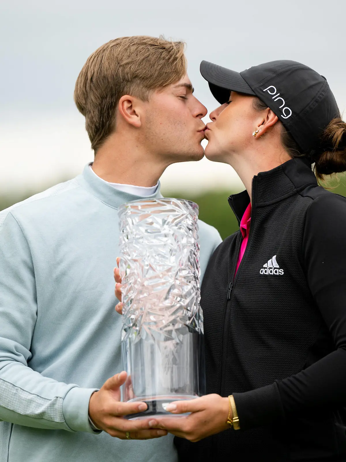  220612 Linn Grant of Sweden celebrates after the fourth round of the Scandinavian Mixed golf tournament on June 12, 2022 in Halmstad. Photo: Mathias Bergeld / BILDBYRAN / kod MB / MB0396 golf scandinavian mixed bbeng day4 jubel *** 220612 Linn Grant of Sweden celebrates after the fourth round of the Scandinavian Mixed golf tournament on June 12, 2022 in Halmstad Photo Mathias Bergeld BILDBYRAN kod MB MB0396 golf scandinavian mixed bbeng day4 jubel, PUBLICATIONxNOTxINxSWExNORxAUT Copyright: MATHIASxBERGELD BB220612MB036