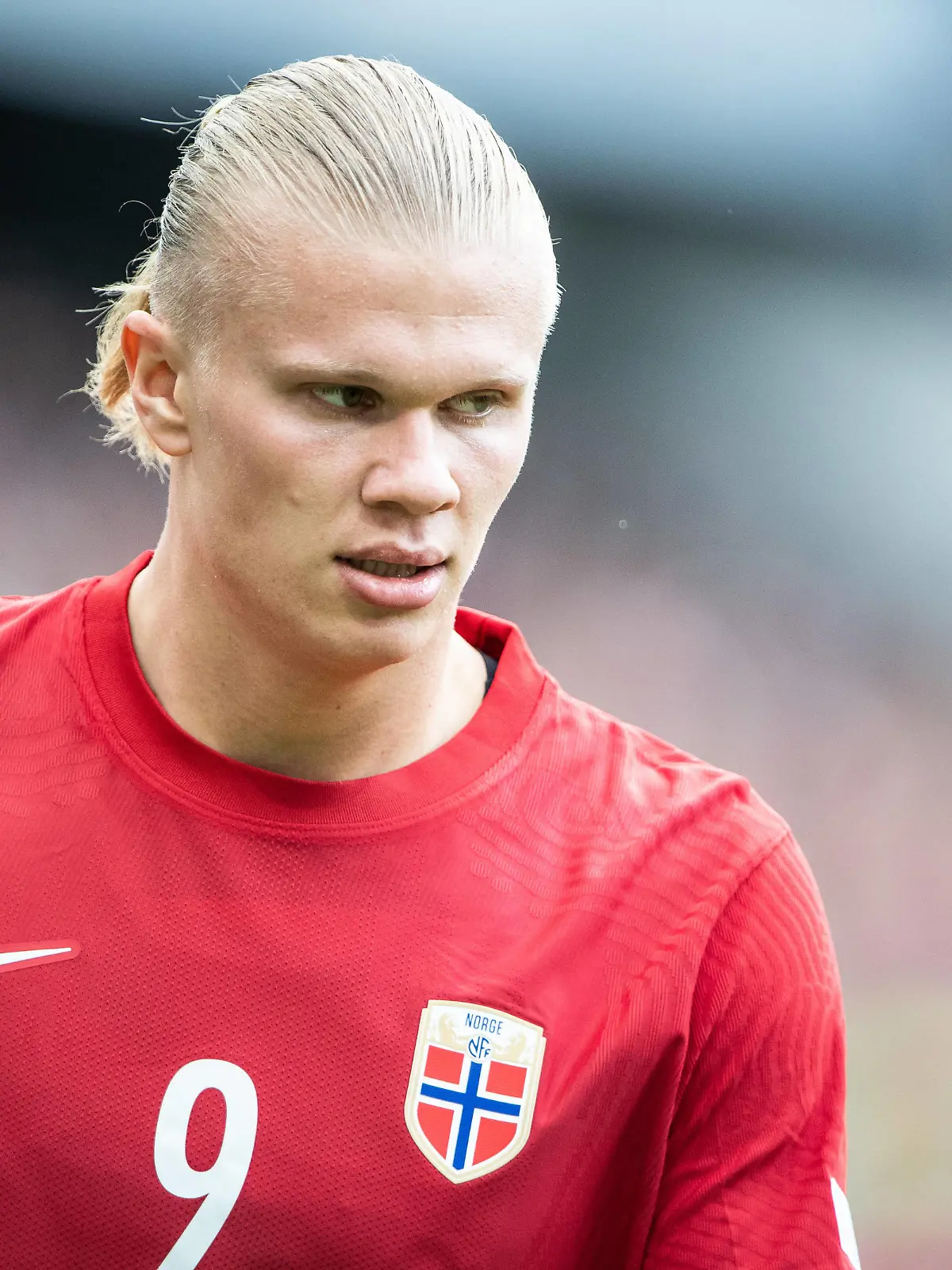  Norway v Sweden, UEFA Nations League, Oslo, Norway Oslo, Norway. 12th, June 2022. Erling Haaland 9 of Norway seen during the UEFA Nations League match between Norway and Sweden at Ullevaal Stadion in Oslo. Oslo Norway PUBLICATIONxNOTxINxDENxNORxFIN Copyright: xGonzalesxPhoto/Jan-ErikxEriksenx