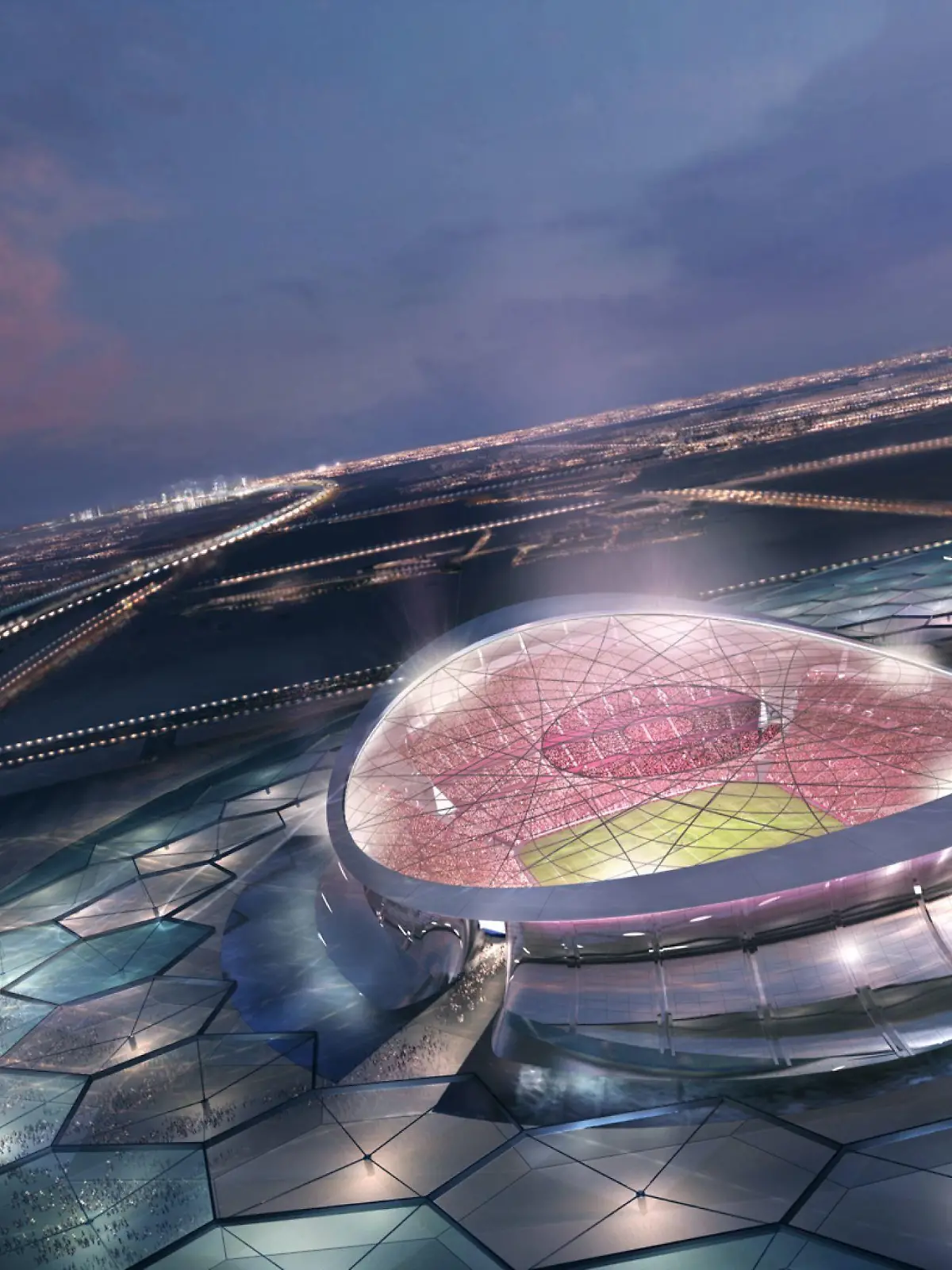 Animiertes Lusail Stadium: Hier steigt das WM-Finale am 18. Dezember 2022 in Katar