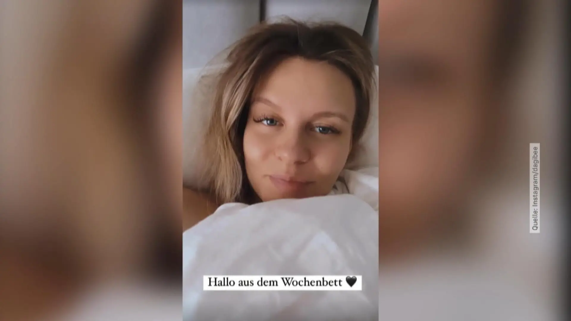 Dagi Bee meldet sich aus dem Wochenbett Nach Geburt