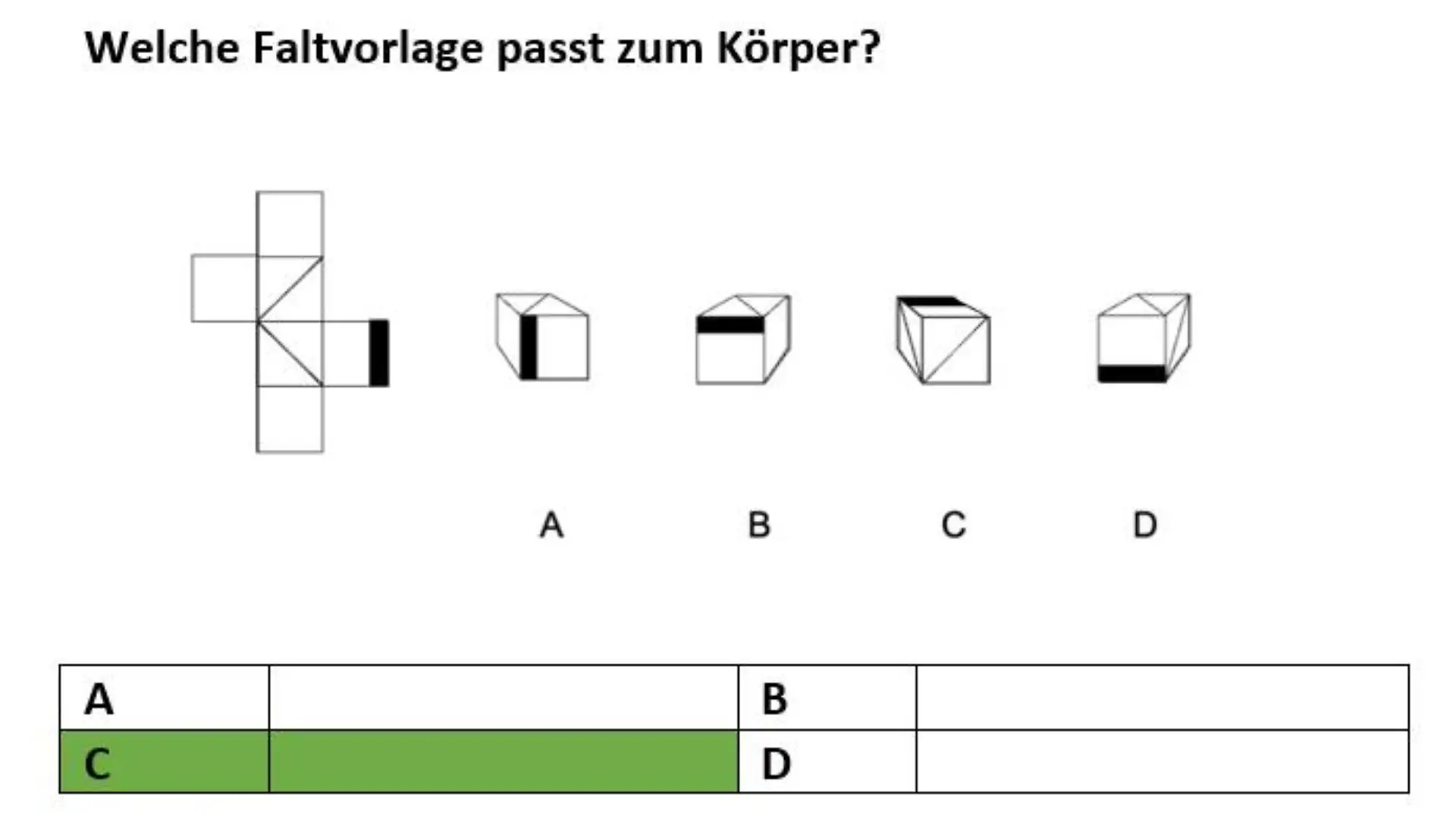 Der große IQ Test, Frage 34