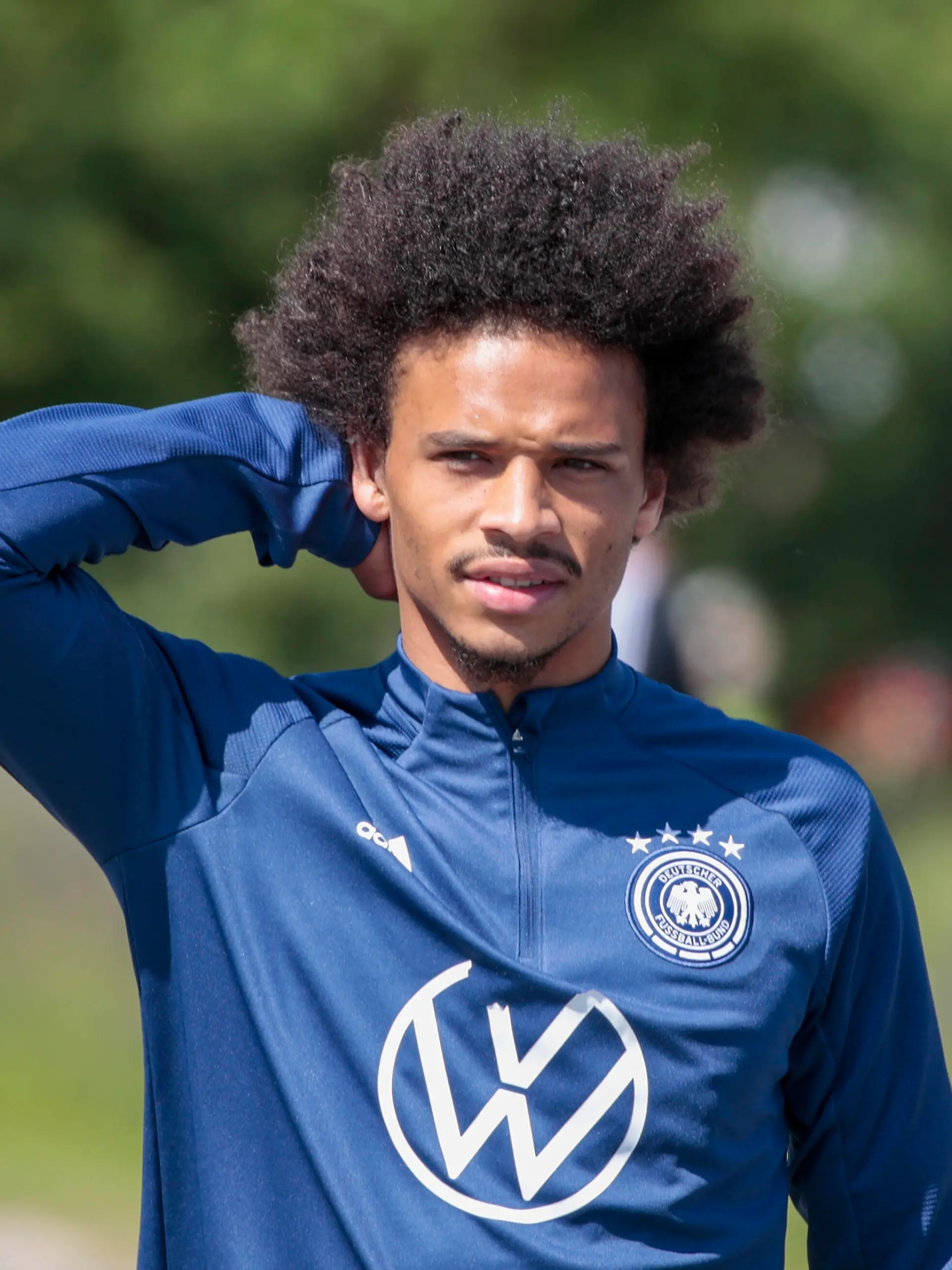  31.05.2022 - Fussball - DFB - Nationalmannschaft Deutschland - Training in Herzogenaurach - / HMB / JuBe - Leroy San *** 31 05 2022 Football DFB National Team Germany Training in Herzogenaurach HMB JuBe Leroy San