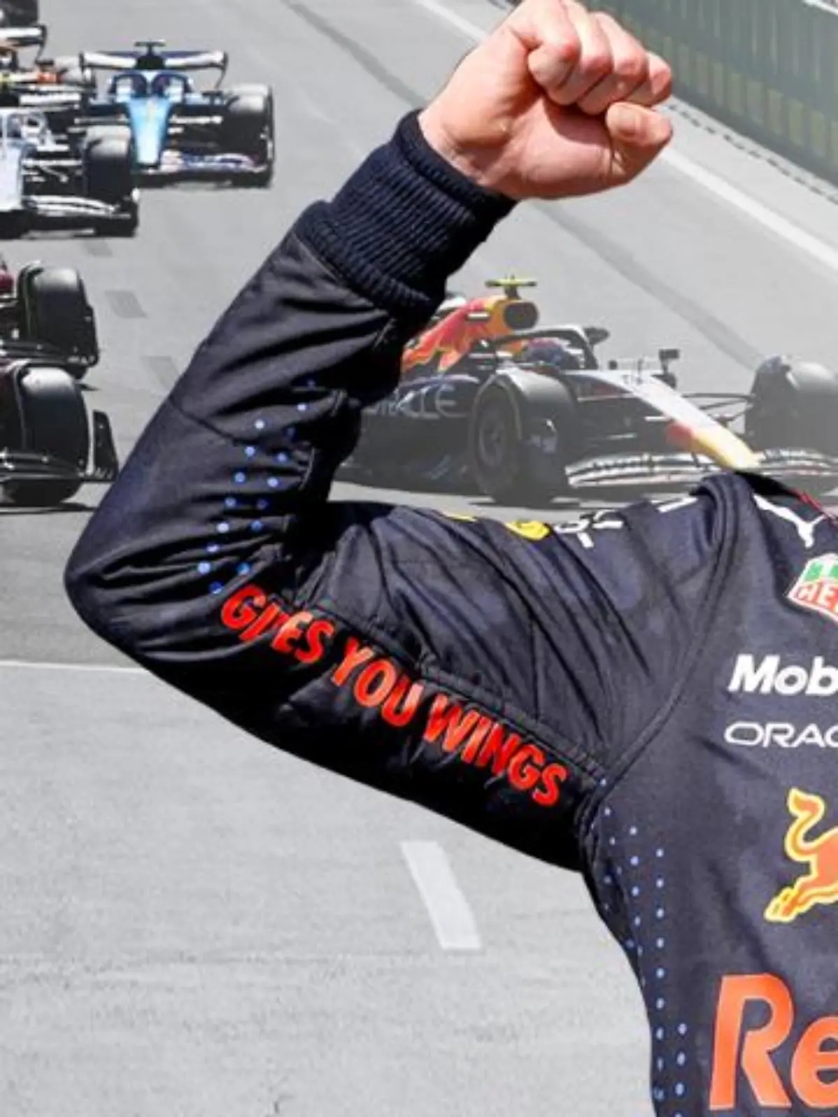 Verstappen jubelt in Baku