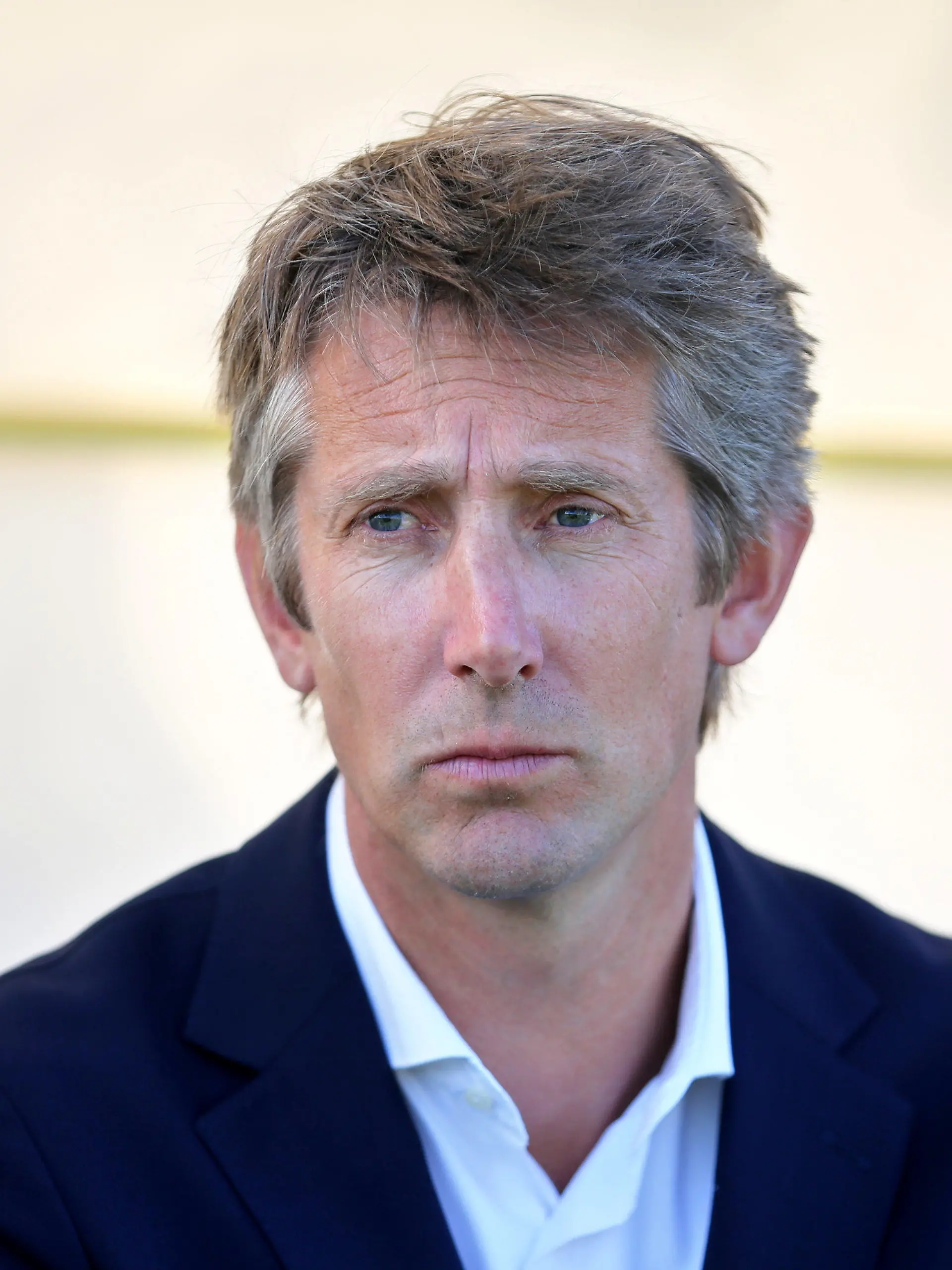 ARCHIV - 06.01.2017, Portugal, Ferreiras: Fußball\ Testspiel, RB Leipzig - Ajax Amsterdam am 07.01.2017 in Ferreiras (Portugal). Der ehemalige Torwart und damalige Vorstandsvorsitzende Edwin van der Sar. Van der Sar liegt nach einer Gehirnblutung auf der Intensivstation. (zu dpa: «Nach Hirnblutung: Ajax-Ikone Van der Sar nicht in Lebensgefahr») Foto: Jan Woitas/dpa +++ dpa-Bildfunk +++
