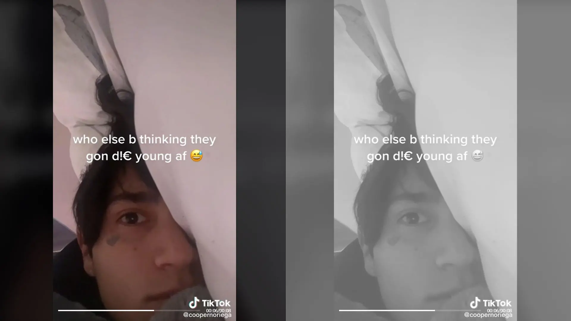 Cooper Noriegas rückblickend betrachtet gruseliger TikTok-Post