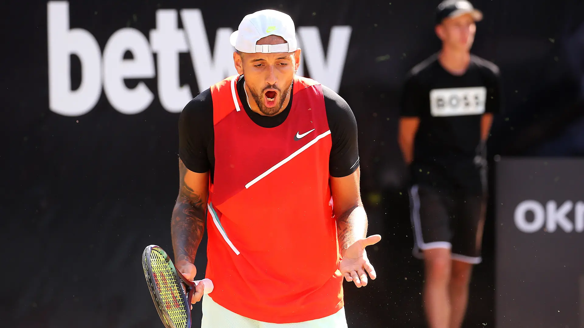 Stuttgart , Tennis Weissenhof Boss Open , Nick Kyrgios AUS *** Stuttgart , Tennis Weissenhof Boss Open , Nick Kyrgios AUS